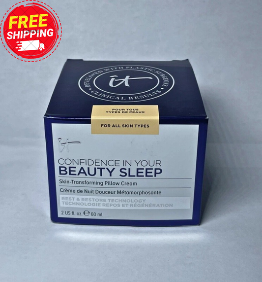 IT Cosmetics Confidence in Your Beauty Sleep Night Cream - 2 oz | New