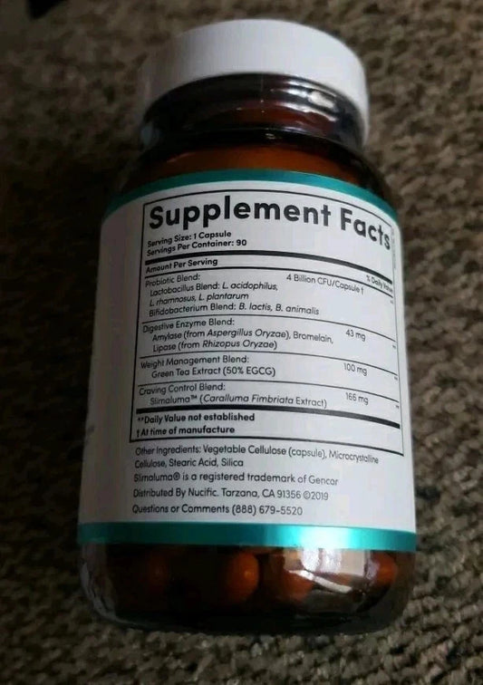 Nucific Bio-X4 4-in-1 Probiotic Digestive Weight Support 90 Caps