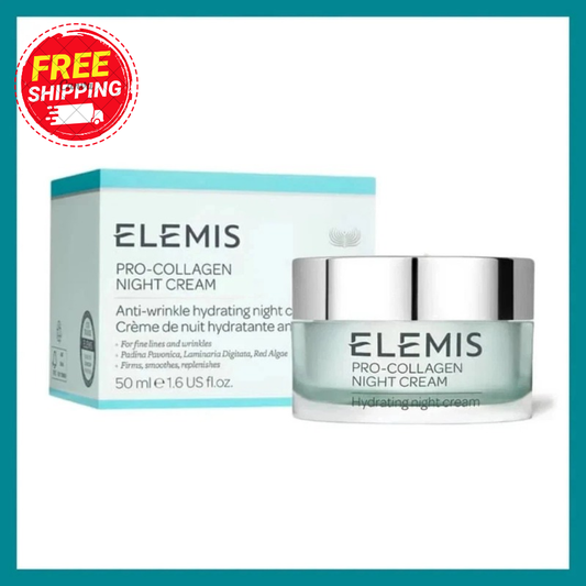 ELEMIS Pro-Collagen Overnight Matrix Wrinkle Smoothing Night Cream, 1.6 oz, NEW!