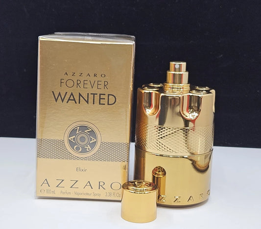 Azzaro Forever Wanted Elixir Parfum Spray 3.3 oz / 100 ml New In Box