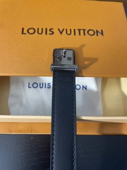 Louis Vuitton LV Slim Bracelet Monogram Eclipse Black