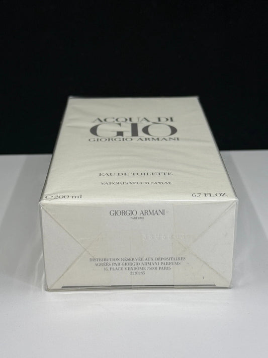 Giorgio Armani Acqua Di Gio Eau De Toilette Spray 6.7 oz New In Box