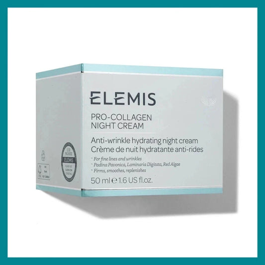ELEMIS Pro-Collagen Overnight Matrix Wrinkle Smoothing Night Cream, 1.6 oz, NEW!